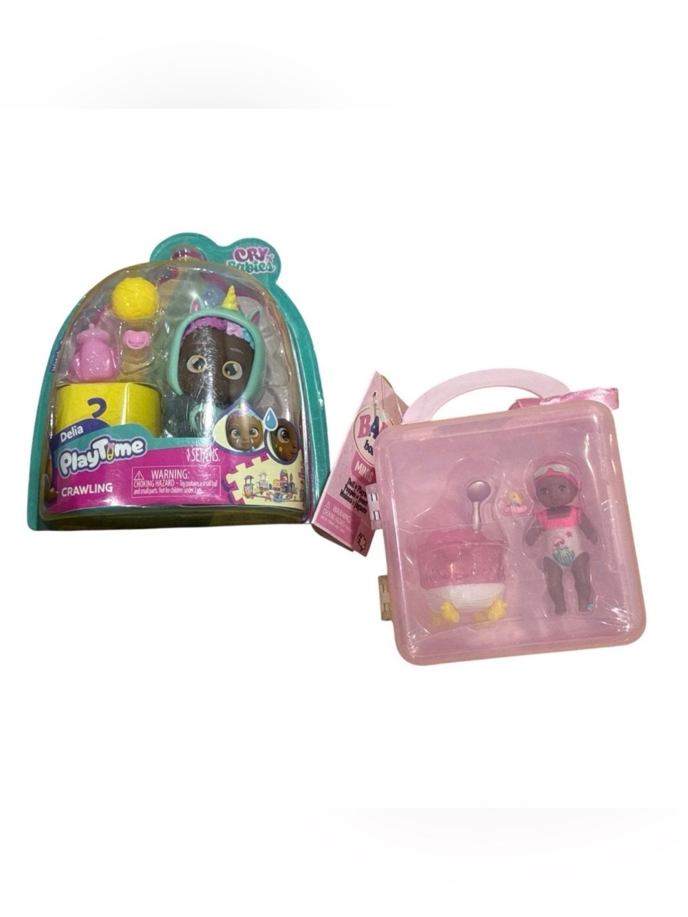 Crawling Baby Doll Playset - Pink